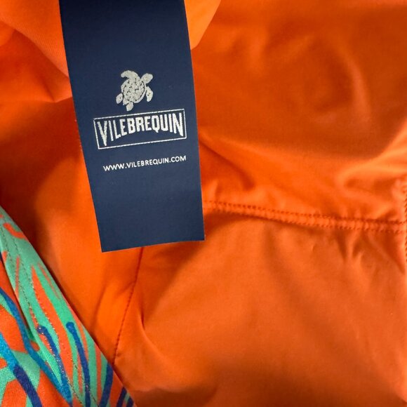 Vilebrequin Plumes Feria One Piece Swimsuit Size 8 Printed Multicolored SW-2099 - Picture 9 of 13